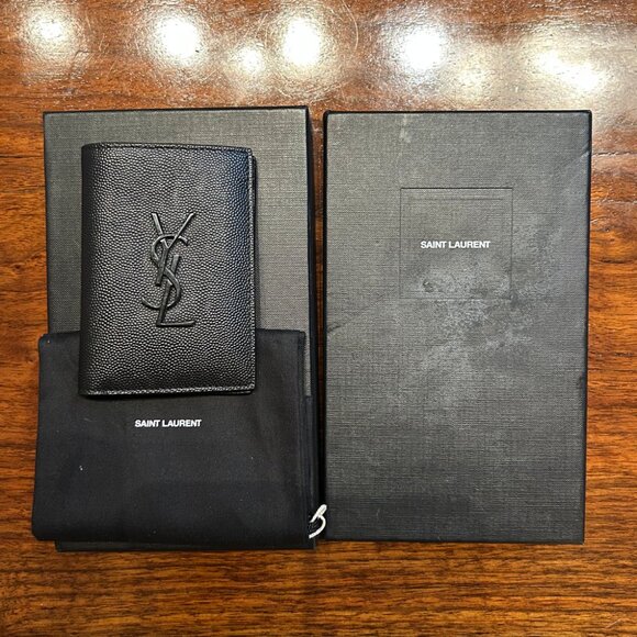 Saint Laurent Cassandre Credit Card Wallet, NEW - Picture 8 of 8